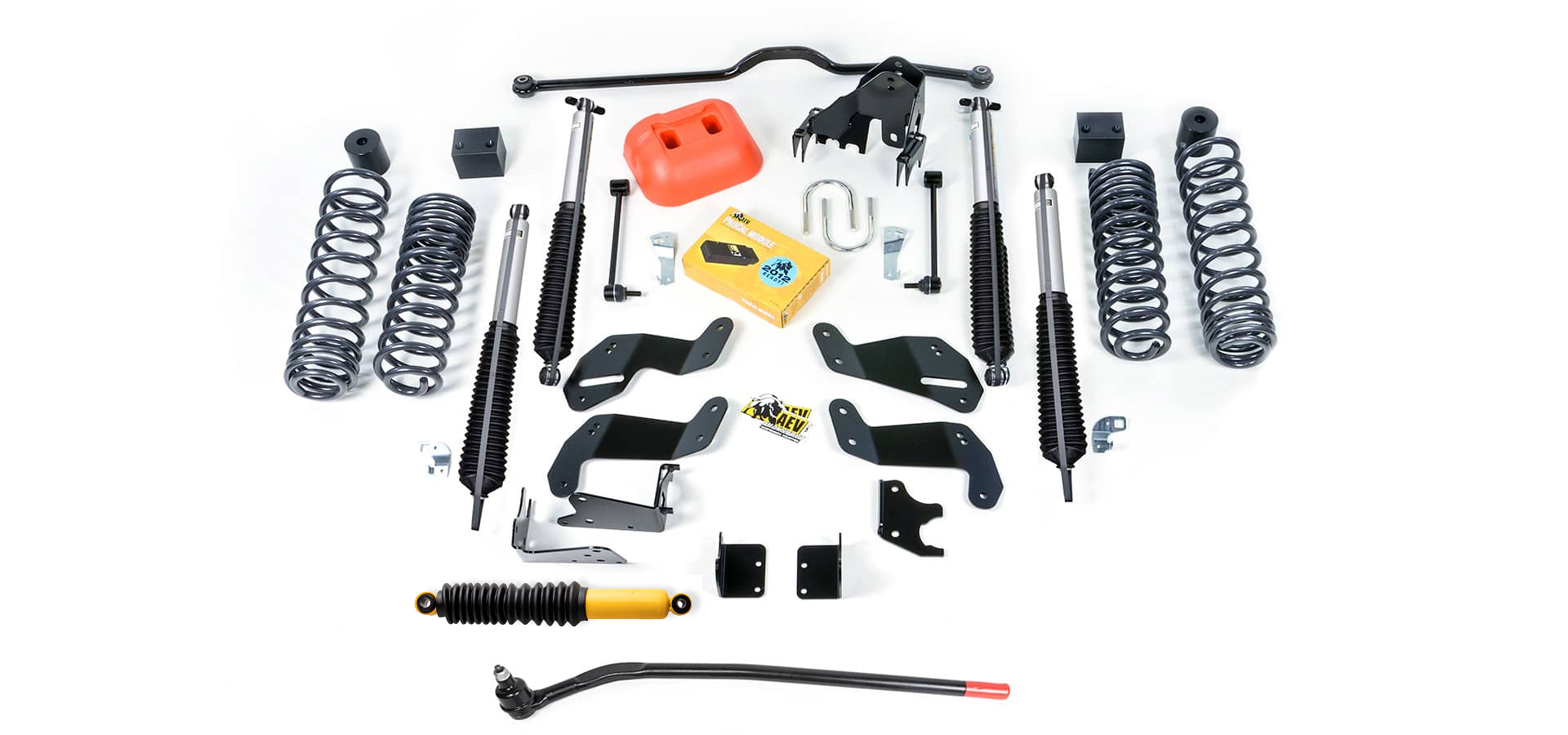 JK 3.5"-4.5" DualSport Suspension - SC 1