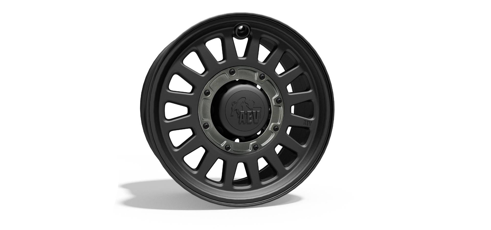 Ram Salta HD Wheel - Matte Black with Optional Trim Ring