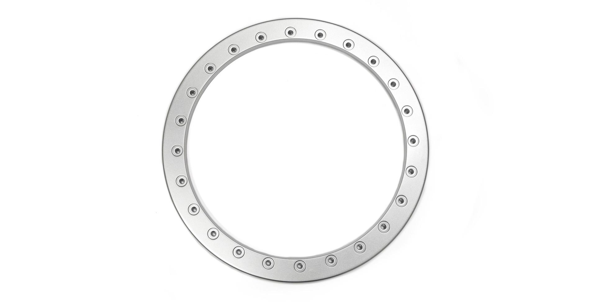 Silver Beadlock Ring