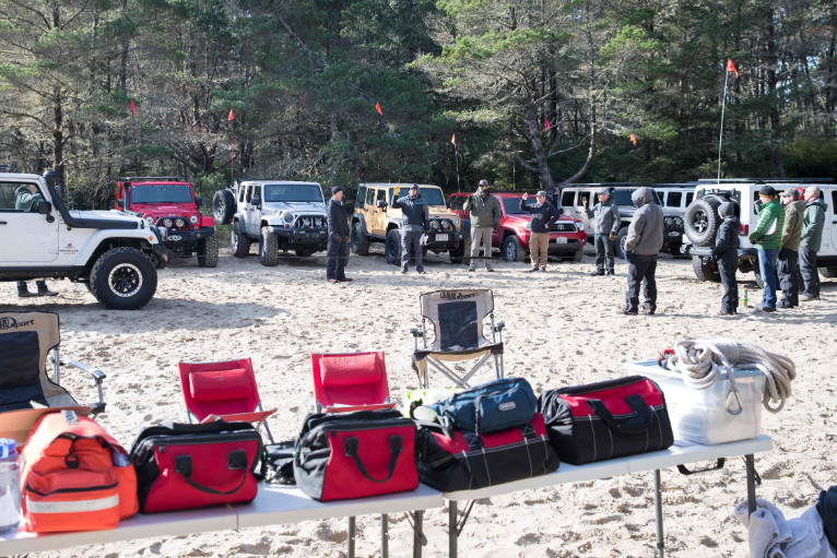 AEV hosts off road training in Florence, OR 2