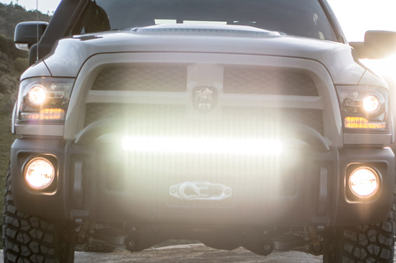 Auxiliary lighting added to AEV Recruit