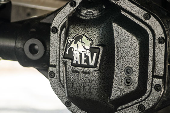 AEV Differential Cover installed on Jeep Wrangler JK