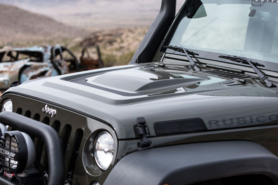 AEV Heat Reduction Hood on Jeep Wrangler JK