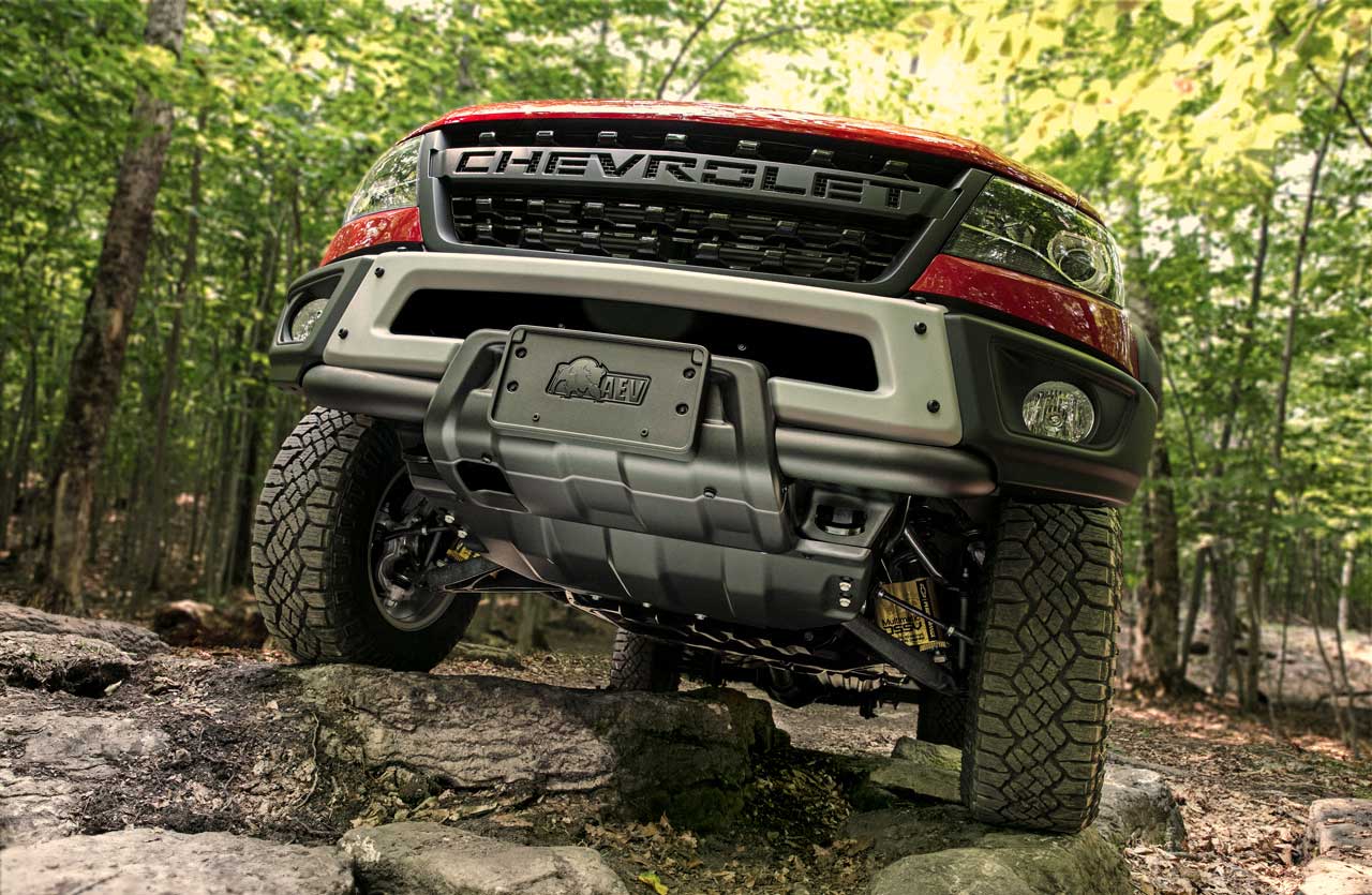 Colorado ZR2 Bison with AEV Designed Skid Plates