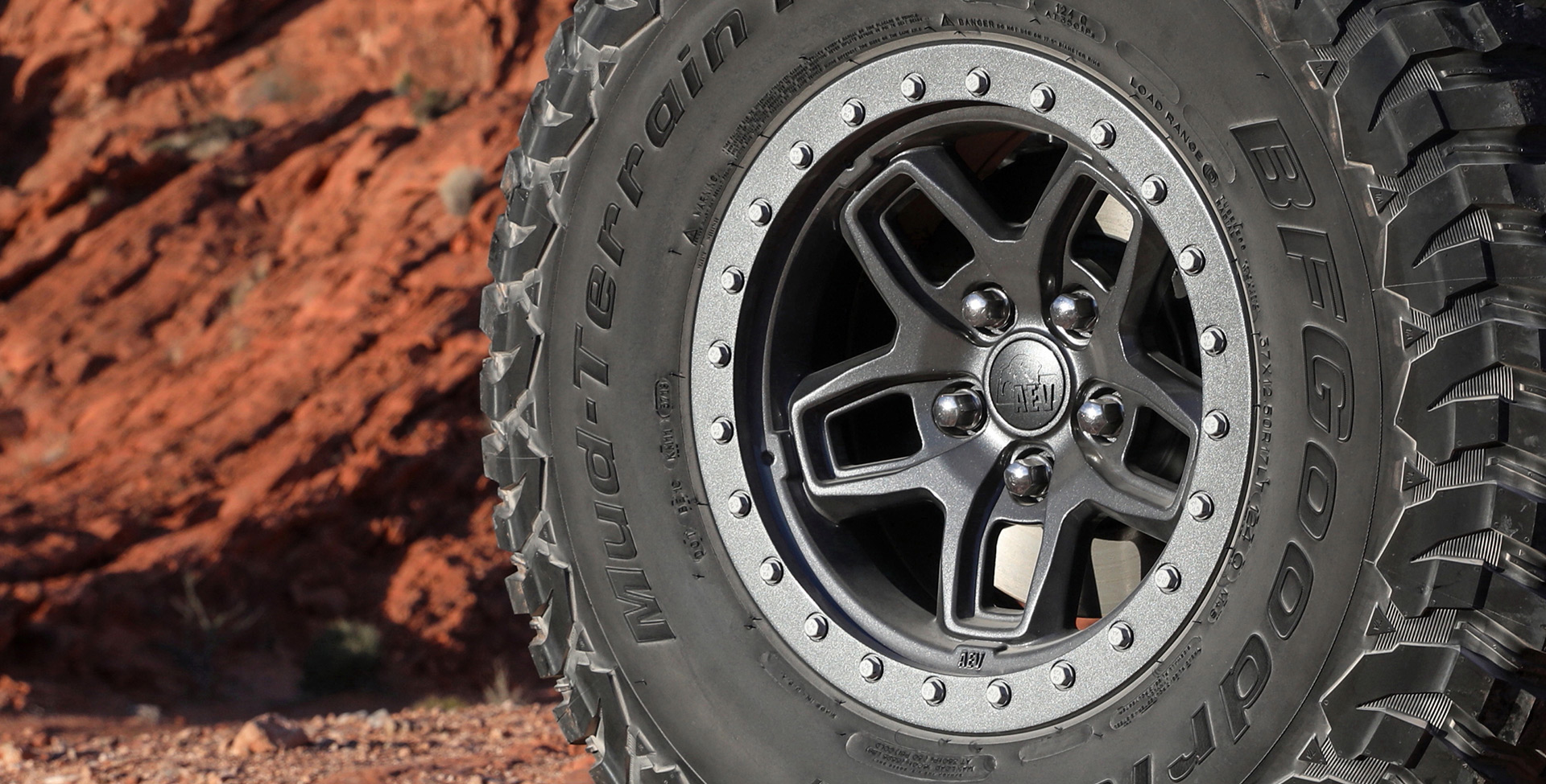 Jeep JL Wheel - AEV Borah Beadlock - American Expedition Vehicles