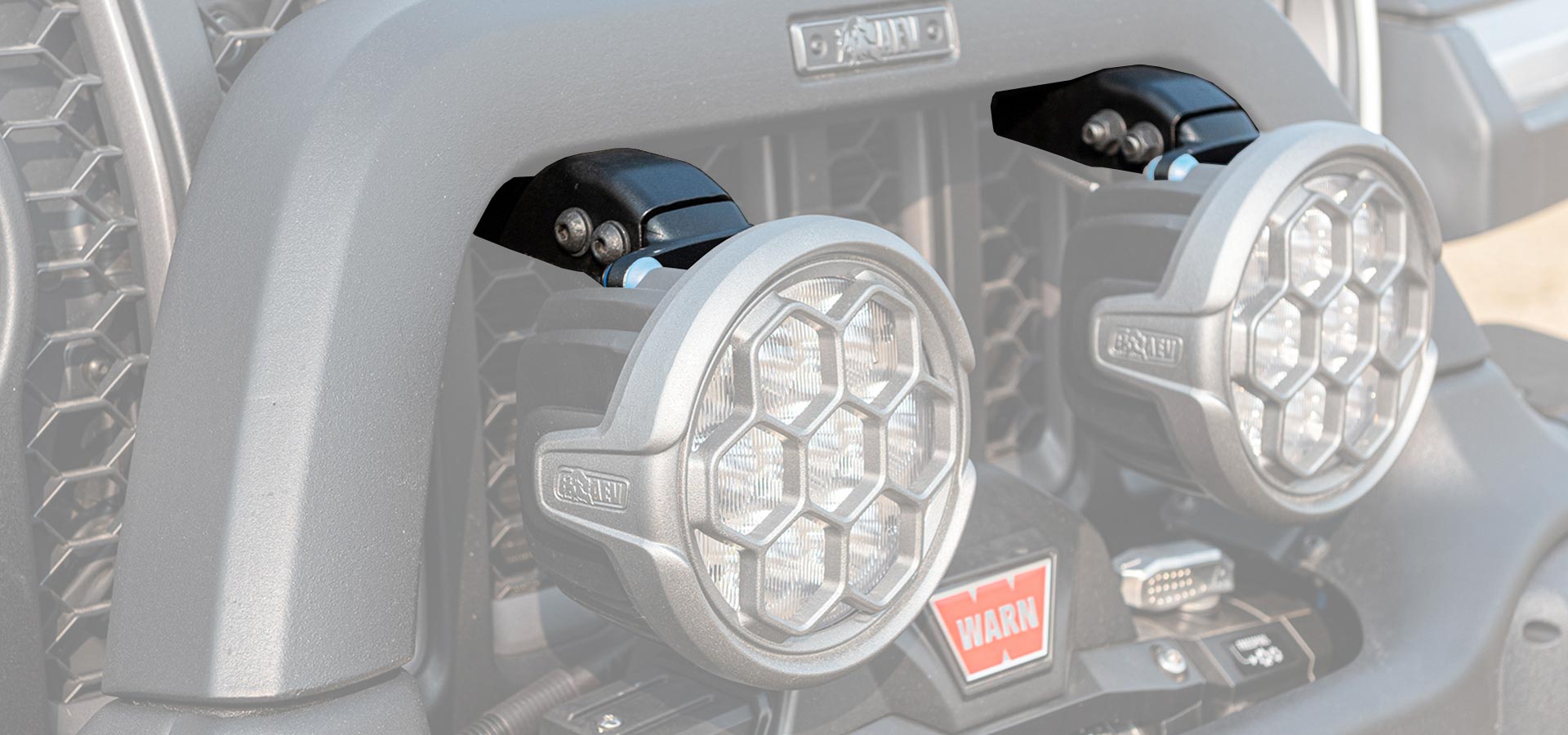 7000 Series Light Mount Kit for RX/EX Front Bumper 2