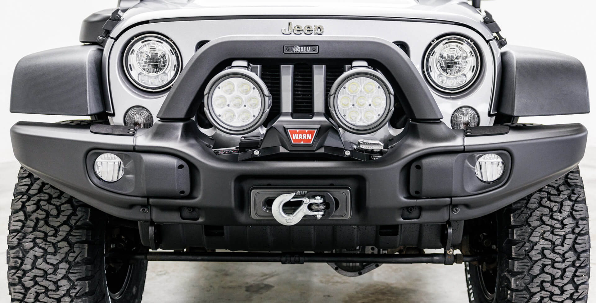 EX/RX Front Bumper for JK Wrangler 2