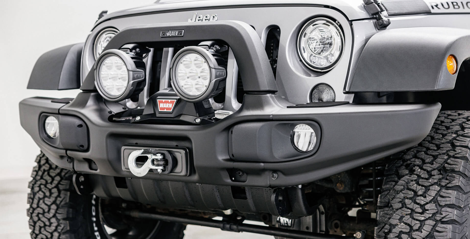 EX/RX Front Bumper for JK Wrangler - American Expedition Vehicles