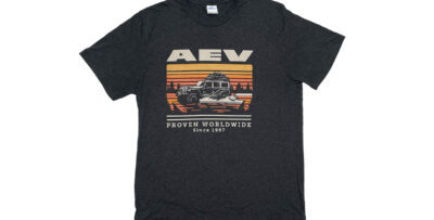 AEV RETRO WRANGLER CHARCOAL GREY T-SHIRT