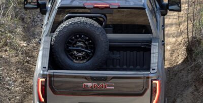 AEV Vertical Tire Mount for 2020+ Chevrolet Silverado HD and GMC Sierra HD