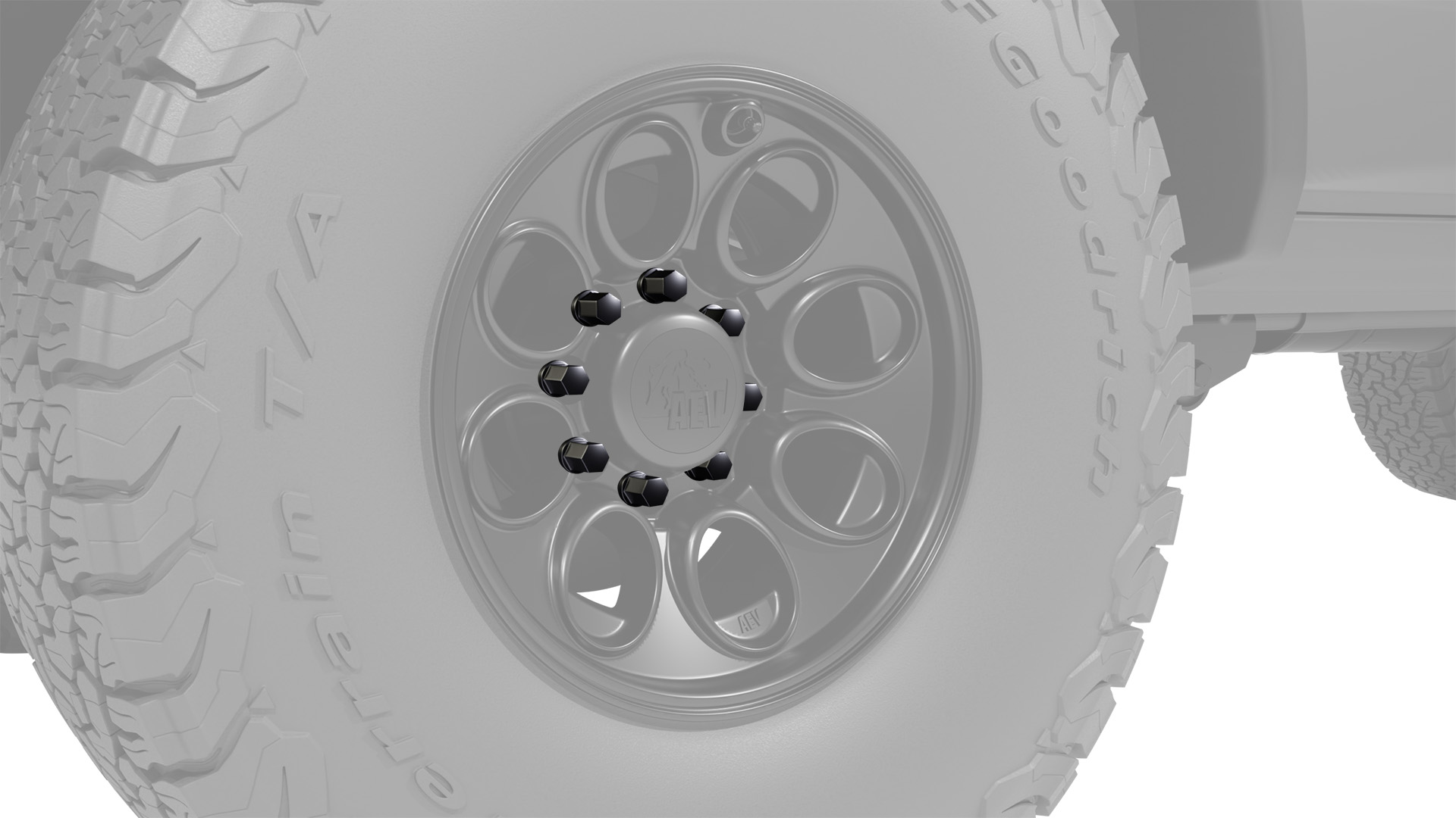 AEV Black Lug Nuts 3