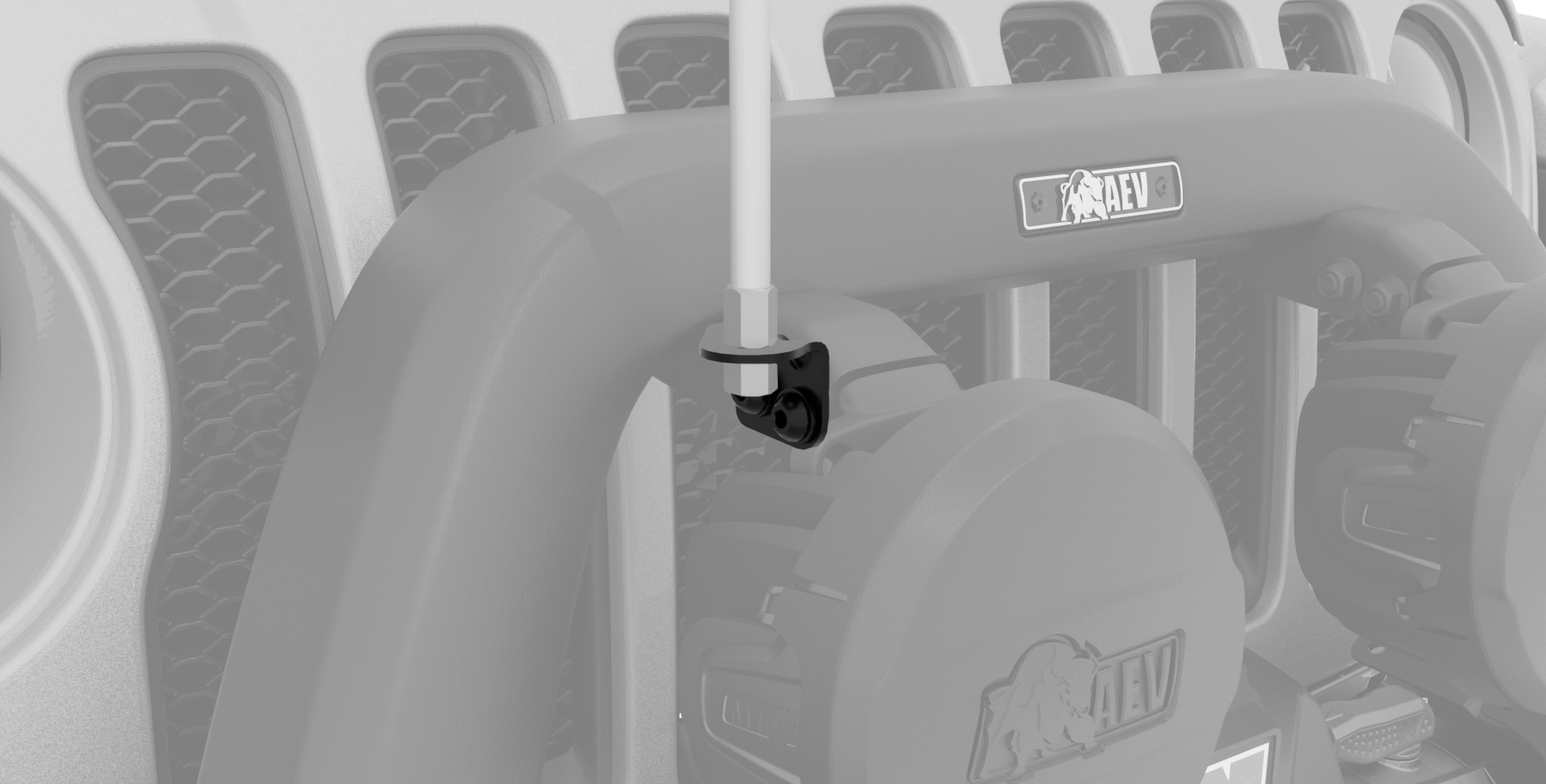 AEV Sand Flag / Antenna Mount 2